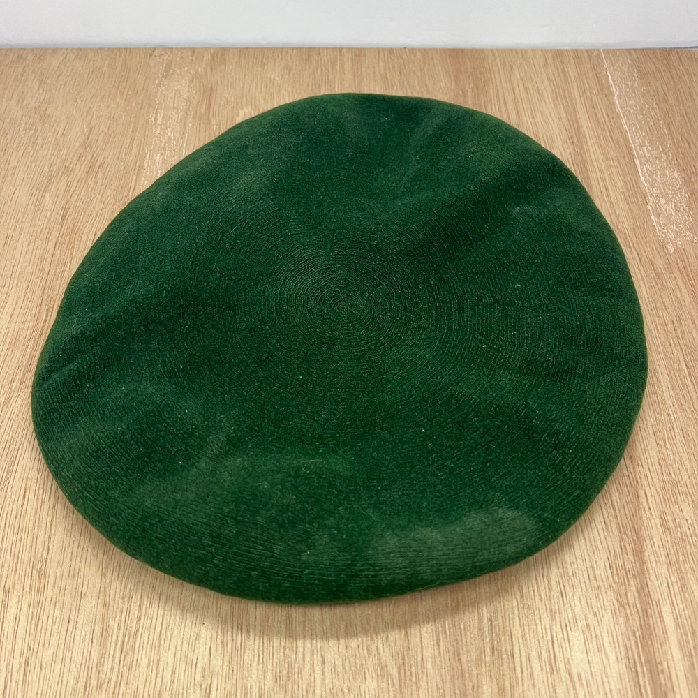 Kretschmann‎ Beret Mens 62 Green Good Vintage German Military 80s 90s Cold War